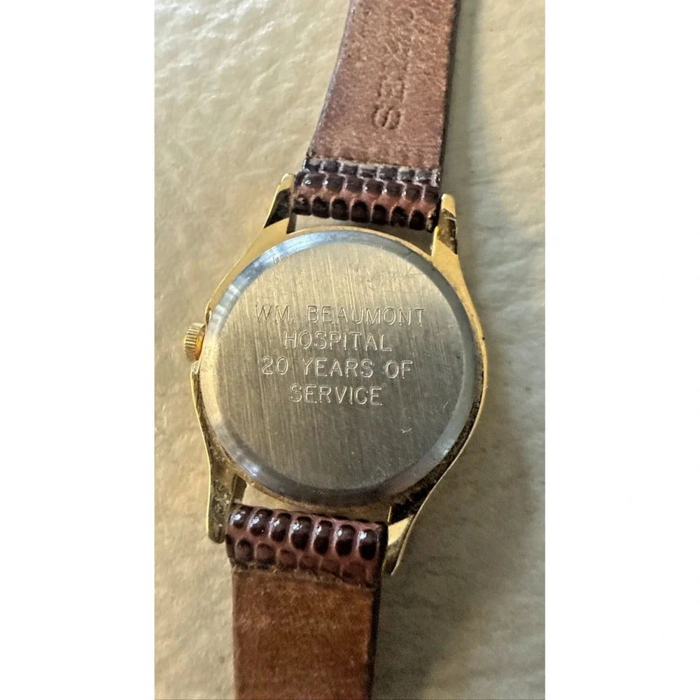 Vintage Seiko Leather Band Women's Watch Quartz